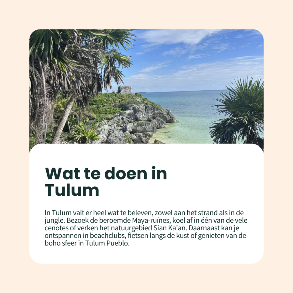 wat te doen in tulum