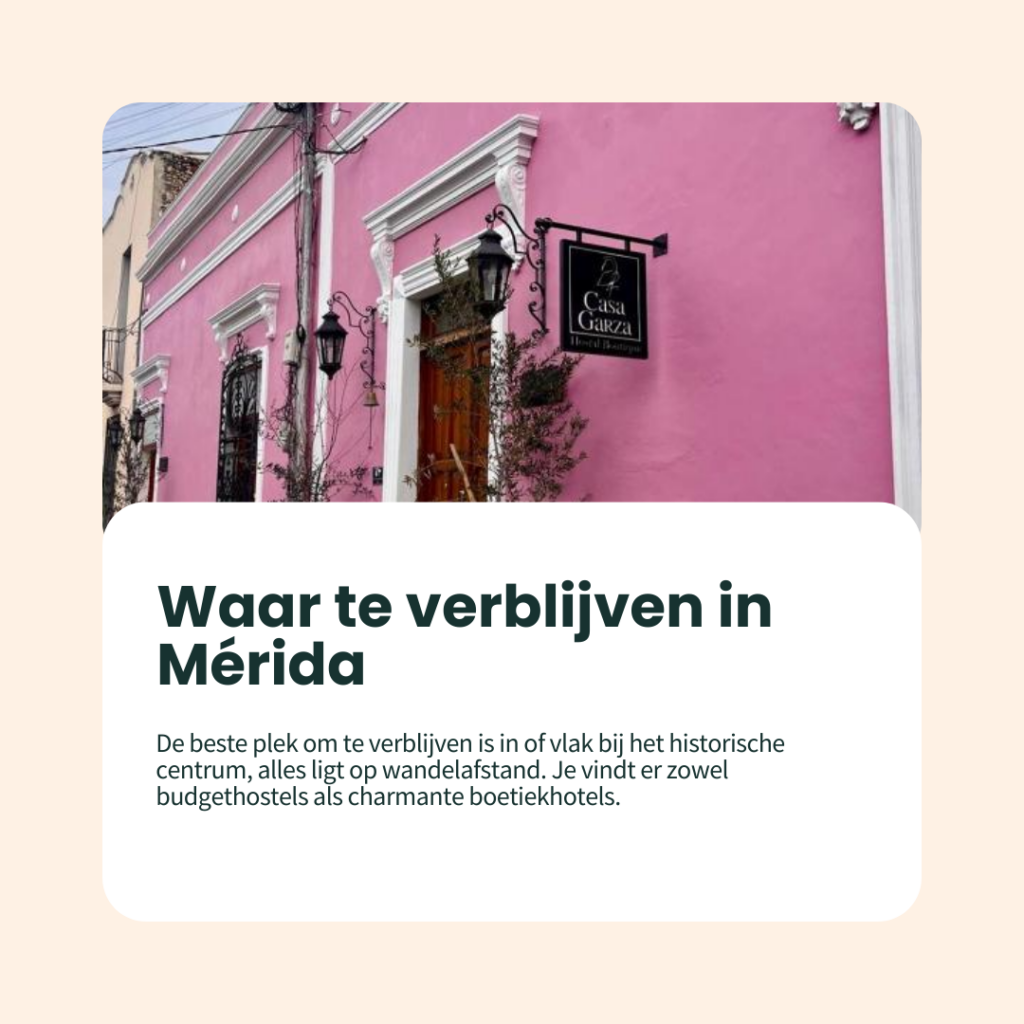 waar verblijven in merida