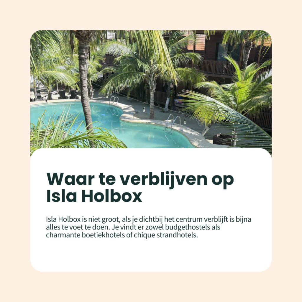waar verblijven op isla holbox