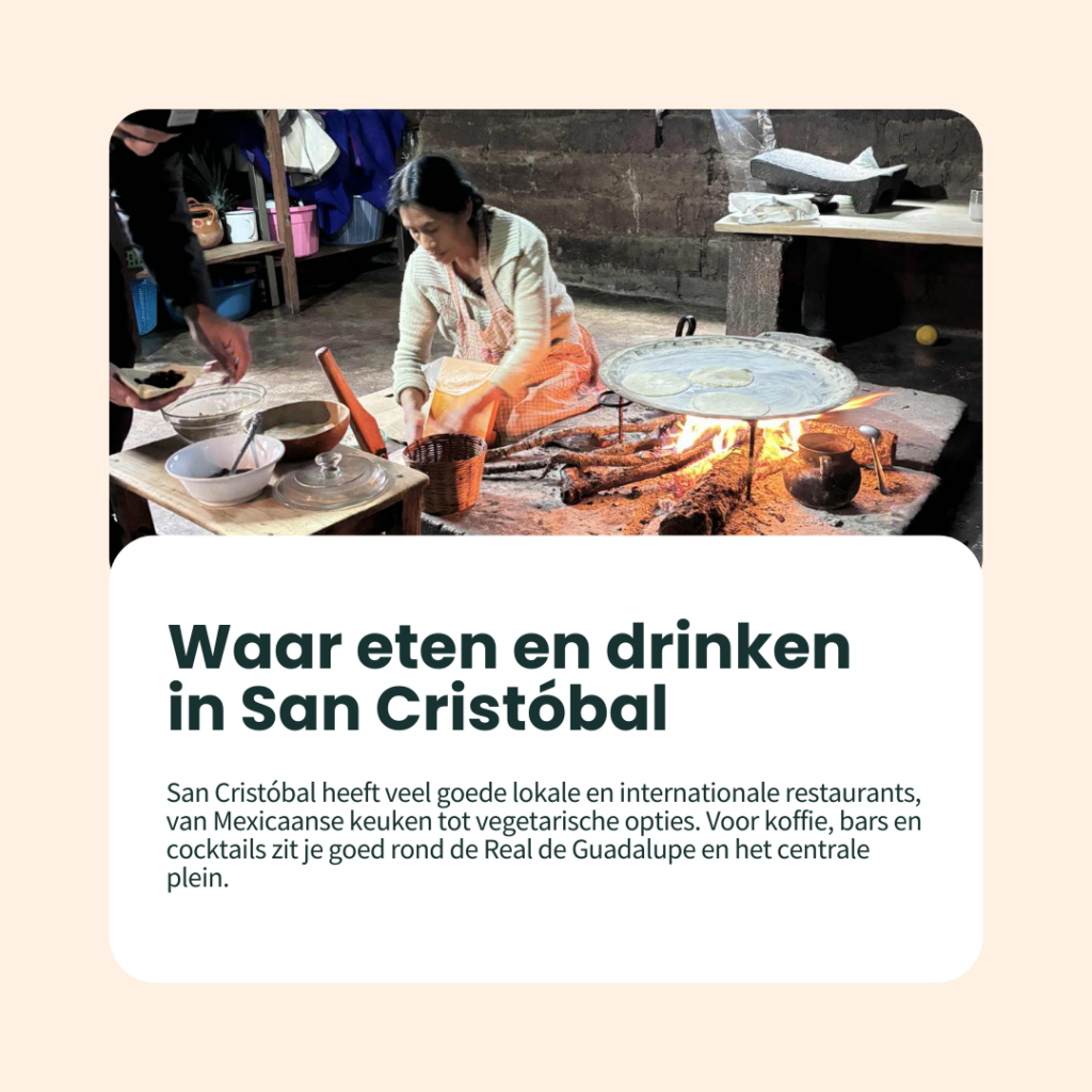 waar eten en drinken in san cristobal de las casas